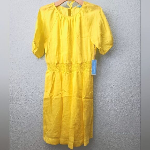 Draper James summer dress linen tencel blend new with tags - Picture 1 of 11